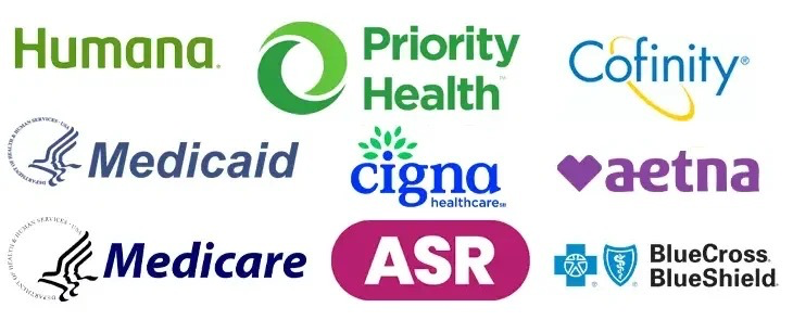 Insurance plans accepted at DeYoung Chiropractic: Humana, Priority Health, Cofinity, Medicaid, Cigna, Aetna, Medicare, ASR and BlueCross BlueShield